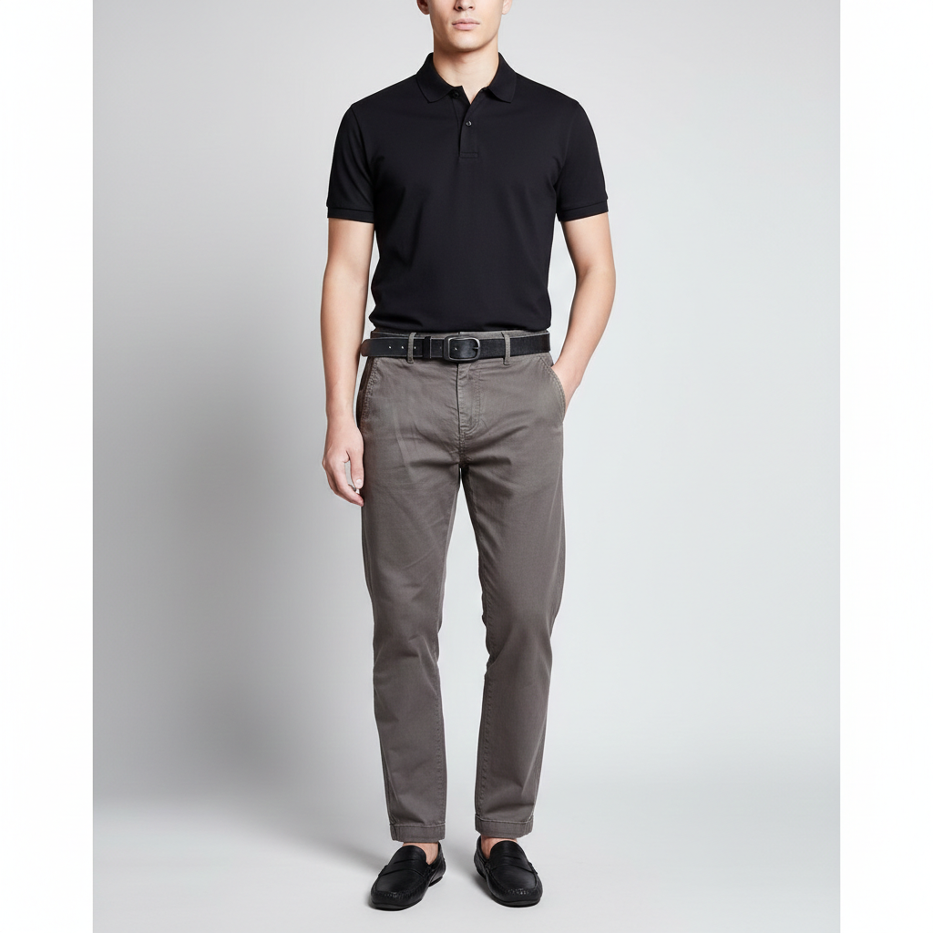 Cinto de Couro Vintage