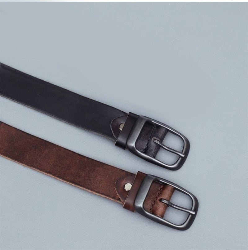 Cinto de Couro Vintage