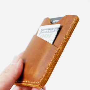 Porta Cartões de Couro Slim