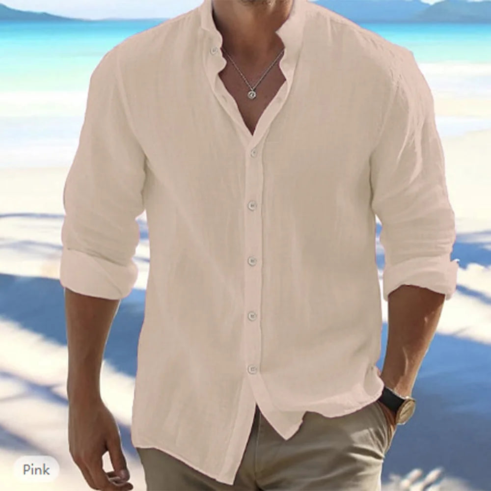 Camisa Rimovicz Casual Linho Clean
