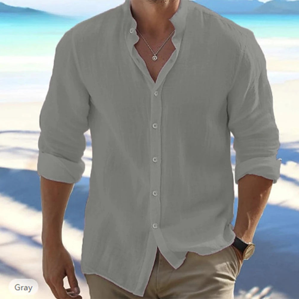 Camisa Rimovicz Casual Linho Clean
