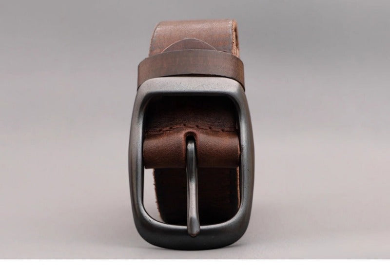 Cinto de Couro Vintage