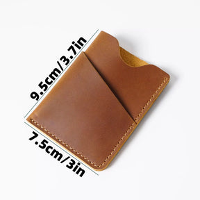 Porta Cartões de Couro Slim
